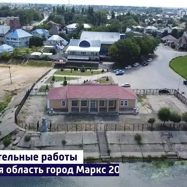 На участке Волги в Марксовском районе начались дноуглубительные работы