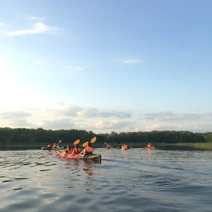 Столько впечатлений, что даже весло из рук выпало!