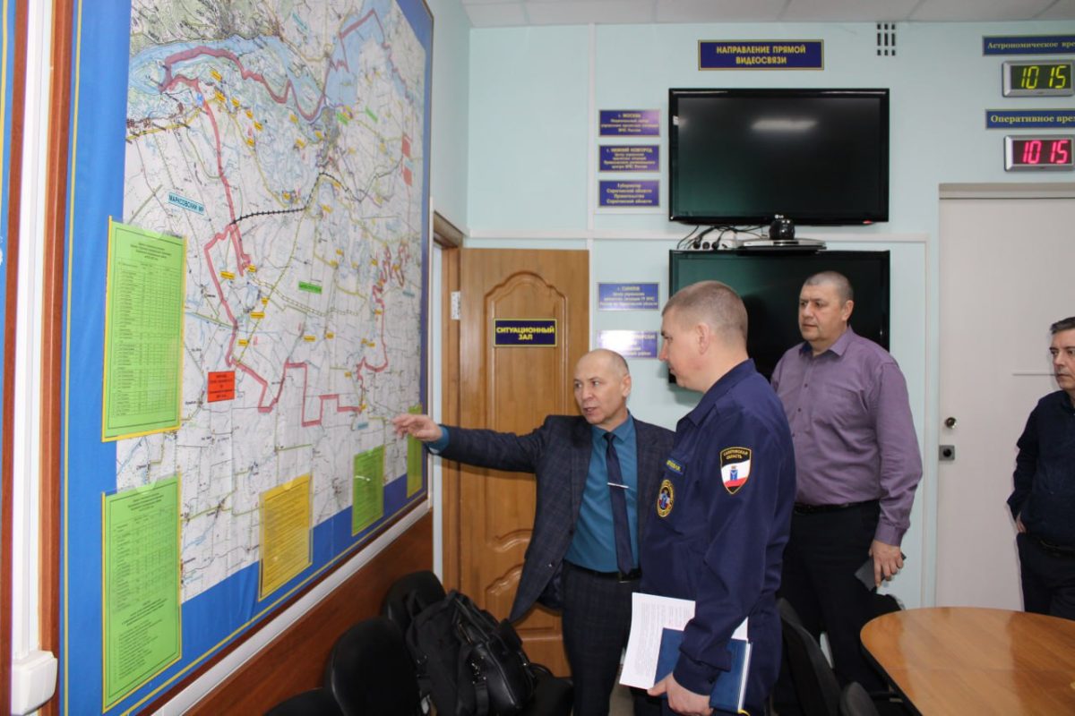 Штабные тренировки по подготовке к весеннему половодью прошли в 26 районах